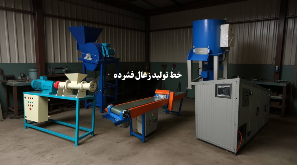 خط تولید زغال فشرده